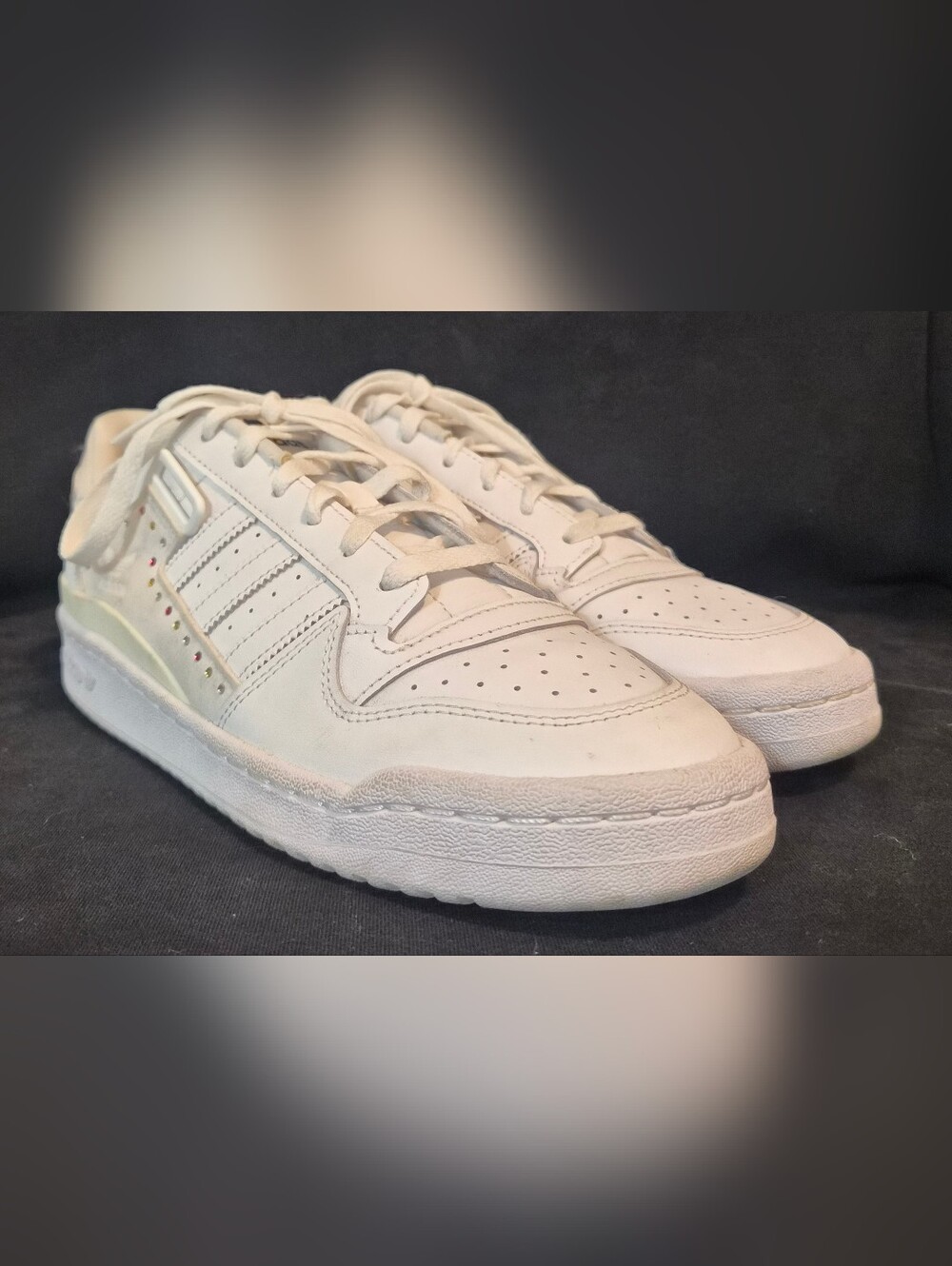 Women's Swarovski x Adidas Forum Low "Cloud White" (GZ4377) Sz. 10.5